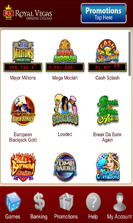 Royal Vegas Casino Mobile